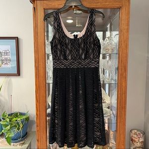 Black lace dress by Maggy L